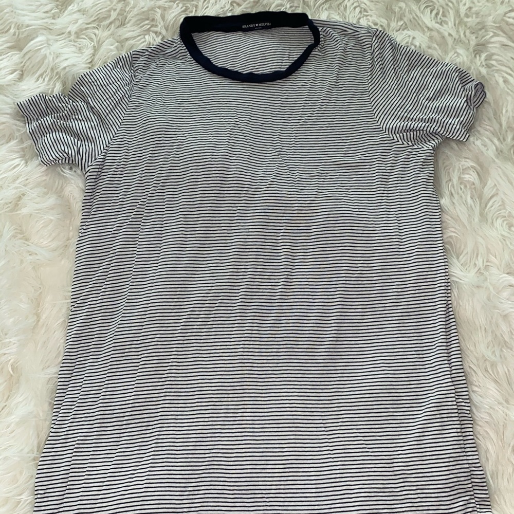 Brandy Melville OSFA Striped Tee